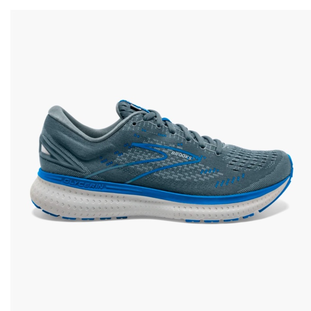 Brooks Men's Gray and Blue Running Shoe